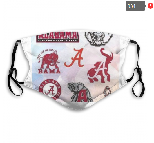 NCAA Alabama Crimson Tide #4 Dust mask with filter->ncaa dust mask->Sports Accessory